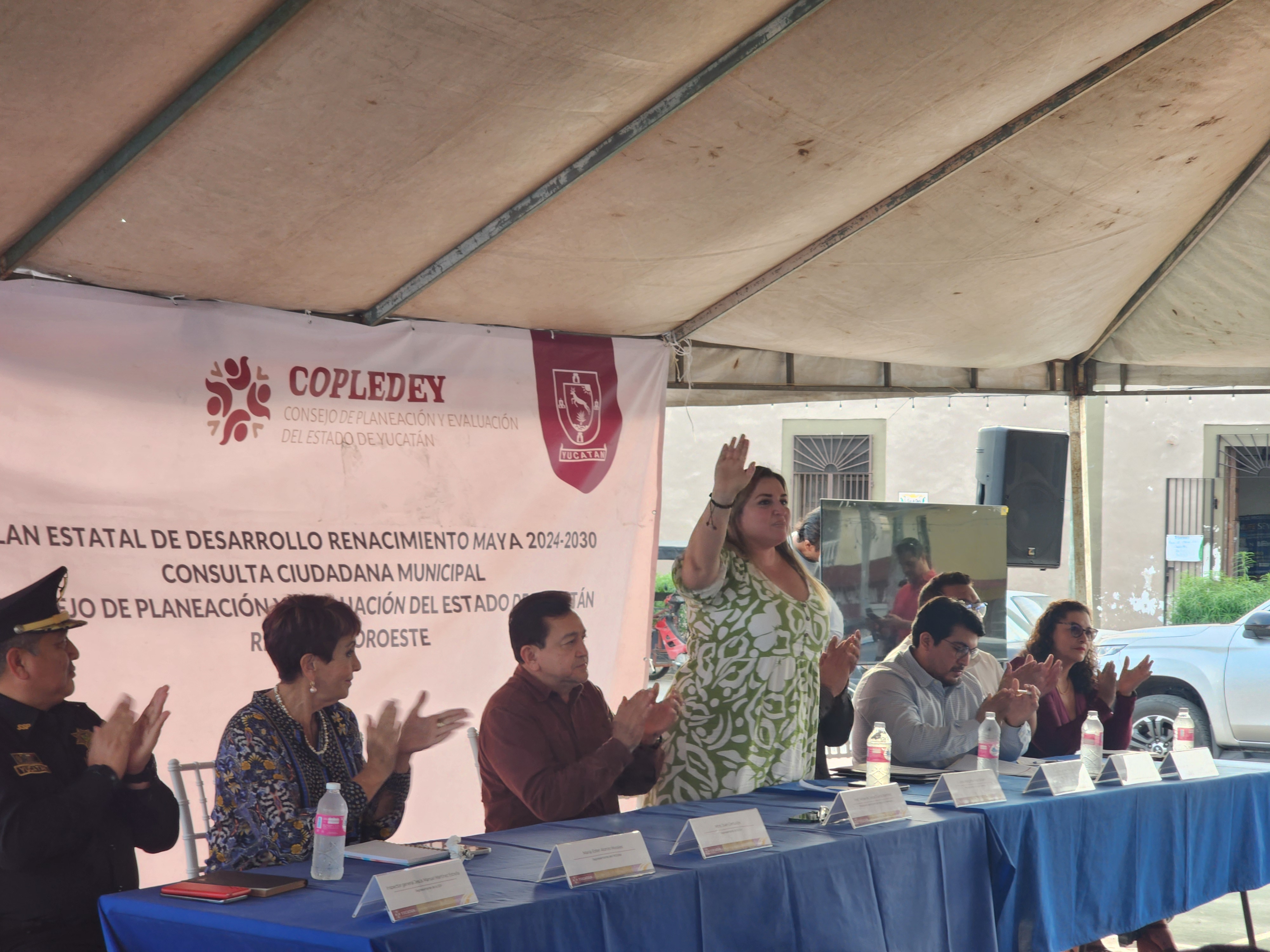 Conkal fue sede de la cuarta consulta ciudadana de COPLEDEY, reuniendo sectores diversos para construir el Plan Estatal de Desarrollo Renacimiento Maya 2024-2030.