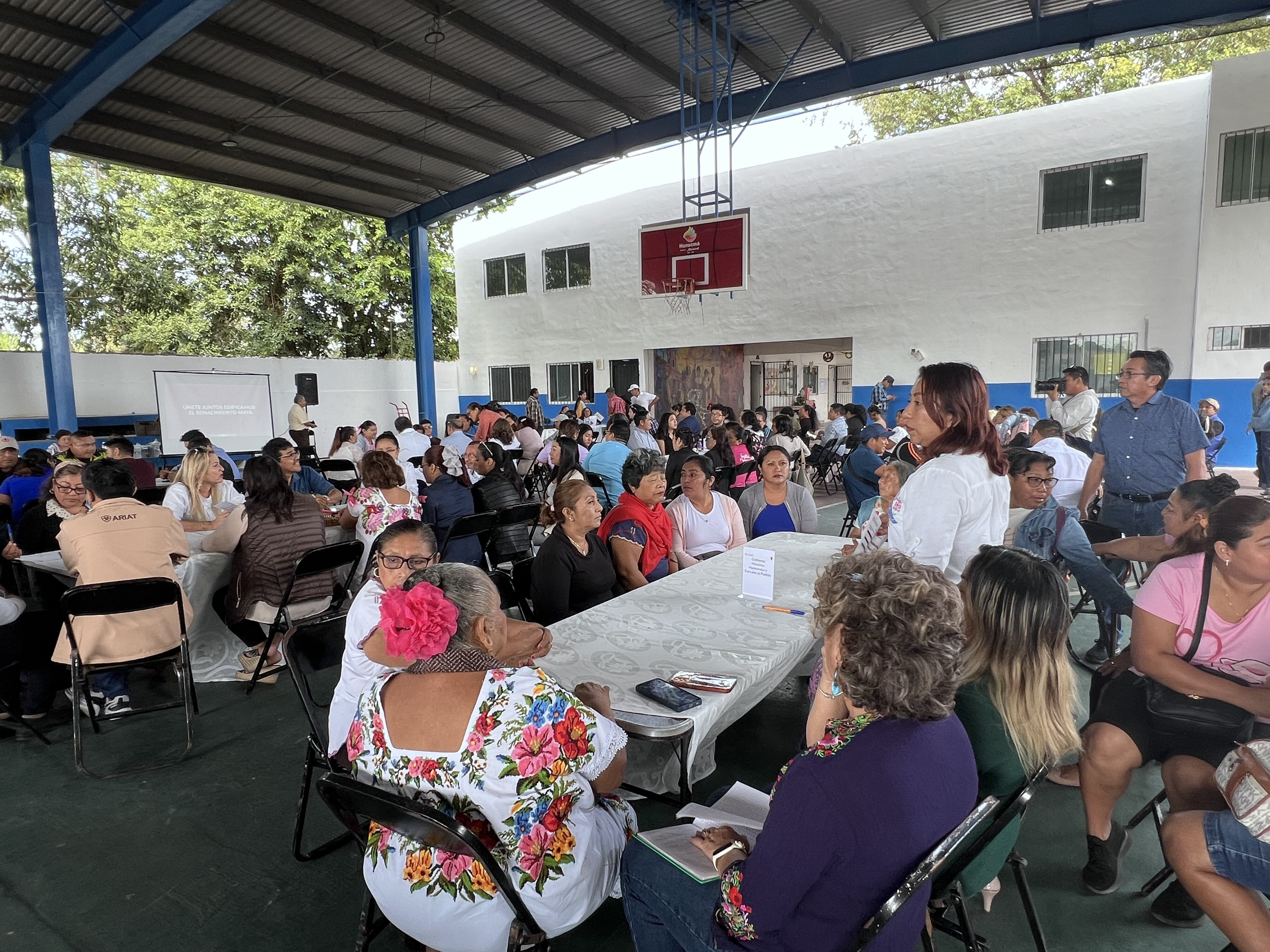 Hunucmá fue sede de la consulta municipal del Plan Estatal de Desarrollo Renacimiento Maya 2024-2030, con la participación de más de 180 habitantes y autoridades locales y estatales.